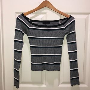 Striped Long-Sleeve Kendall & Kylie Shirt